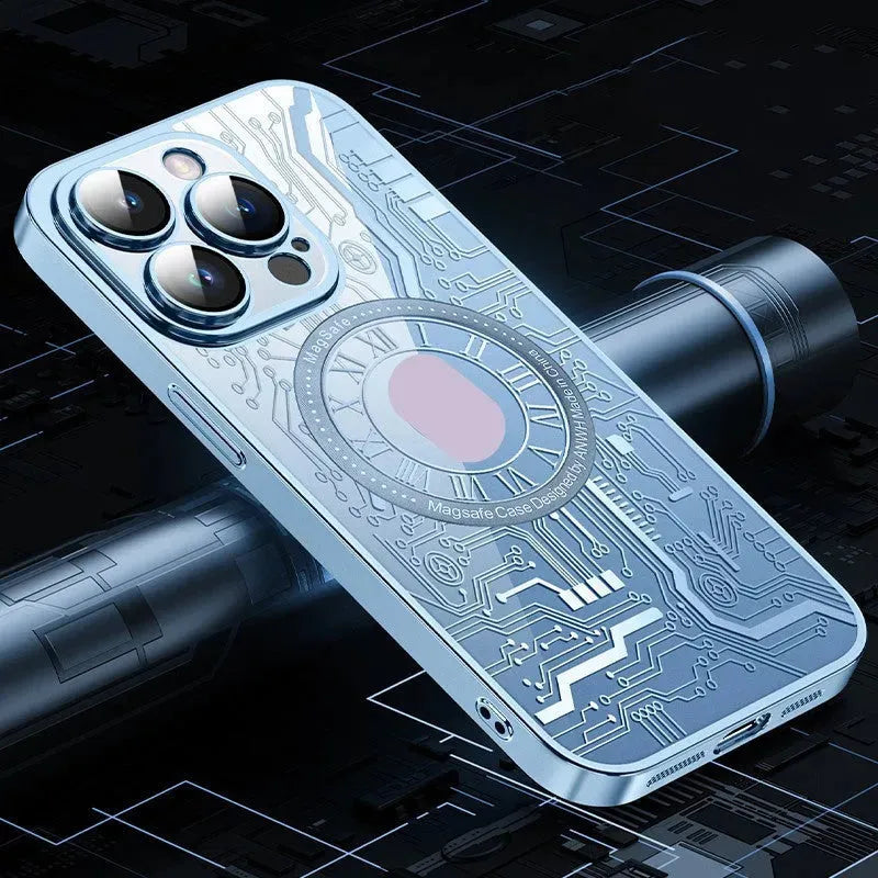 High Permeability Circuit Electroplated Wireless Phone Case - Bellarte Enchanté High Permeability Circuit Electroplated Wireless Phone Case